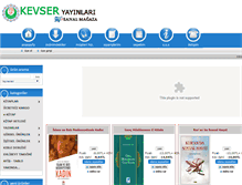 Tablet Screenshot of kevseryayincilik.com
